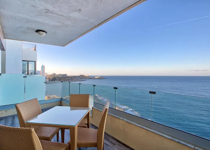 Seafront Sliema Apartment With Balcony & Sea Views By Jl