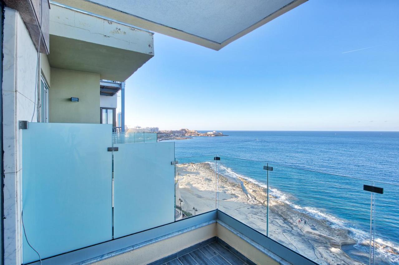 Seafront With Balcony & Sea Views By Jl Sliema