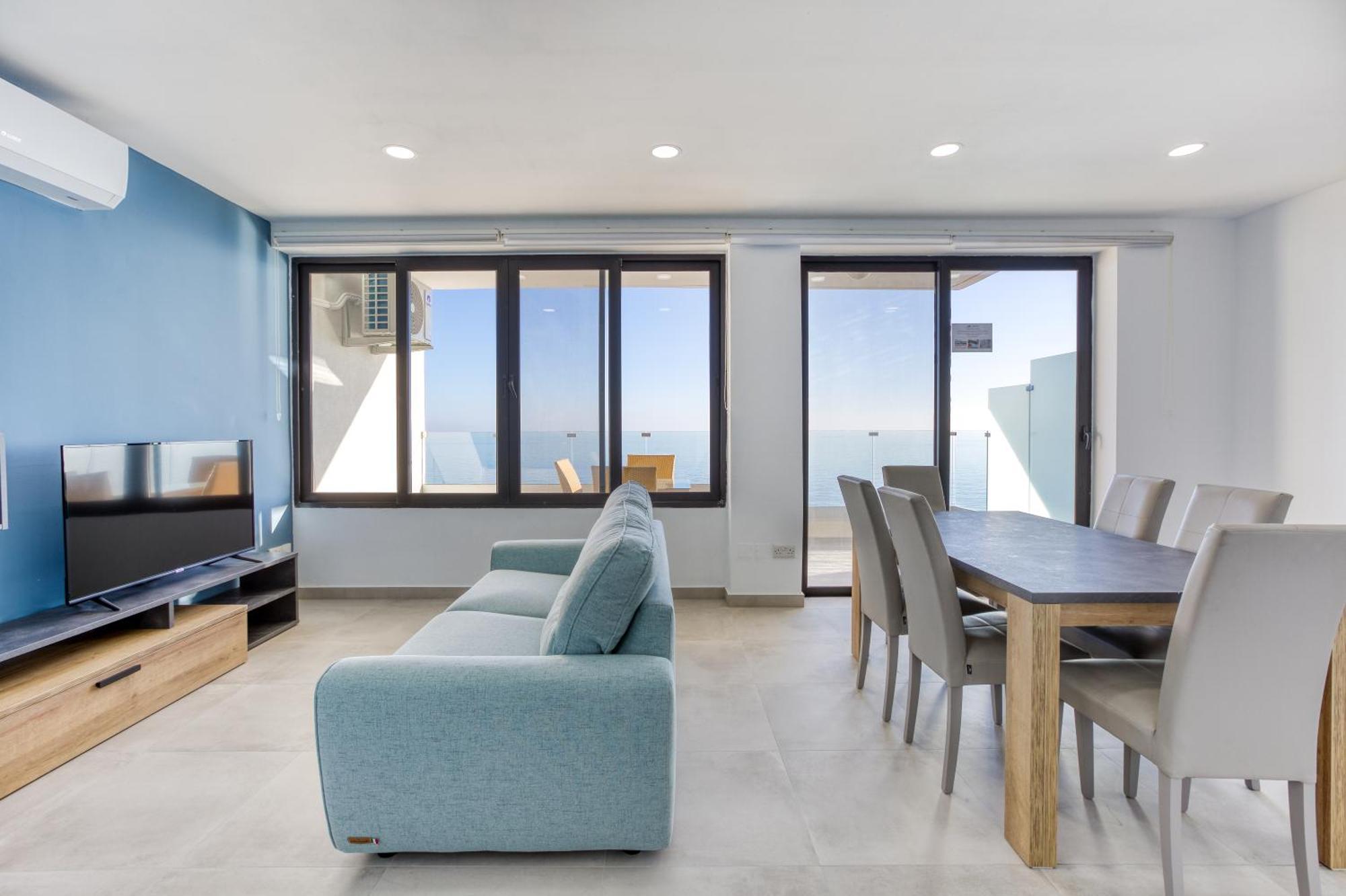 شقة Seafront With Balcony & Sea Views By Jl *
