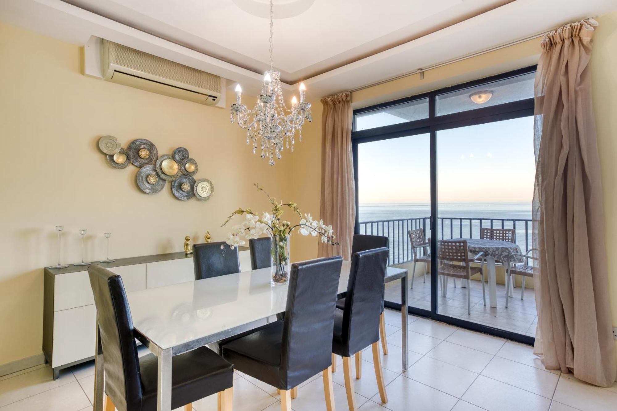 شقة Seafront With Balcony & Sea Views By Jl